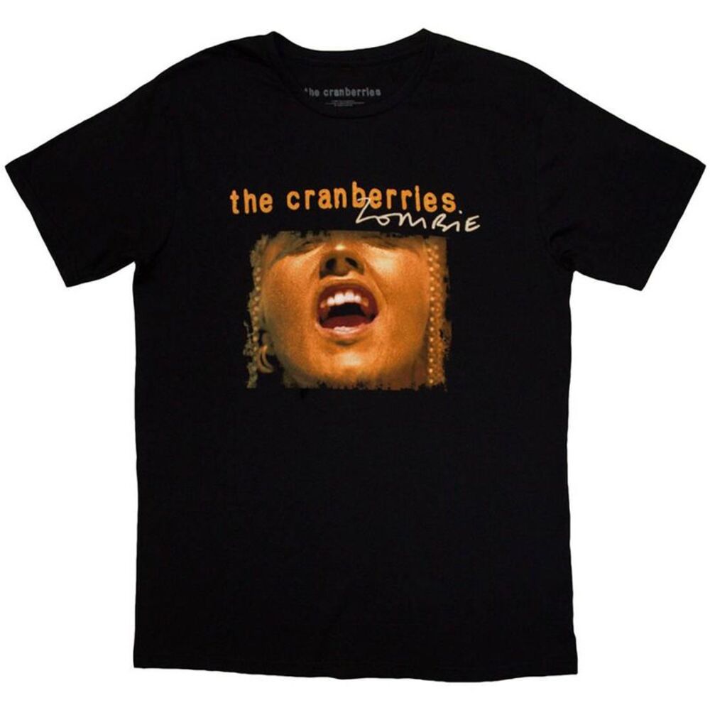 The Cranberries Unisex Adult Zombie Dolores Back Print T-Shirt / Black